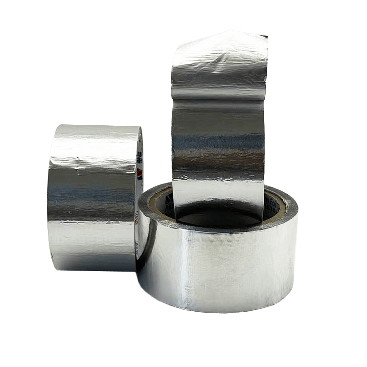 Fita de alumínio sem forro resistente ao calor para proteção contra chamas e tubos Fita de alumínio sem forro resistente ao calor para proteção contra chamas e tubos